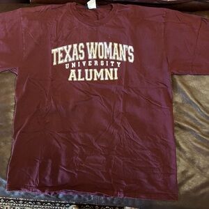 Texas Women University Tshirt Size xxl 100% cotton